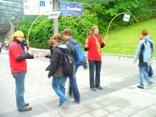 IKvu-Aktion auf dem ÖKT 2010